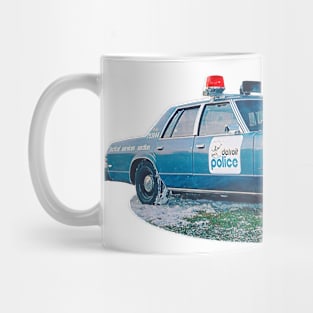 Retro Detroit Cop Mug